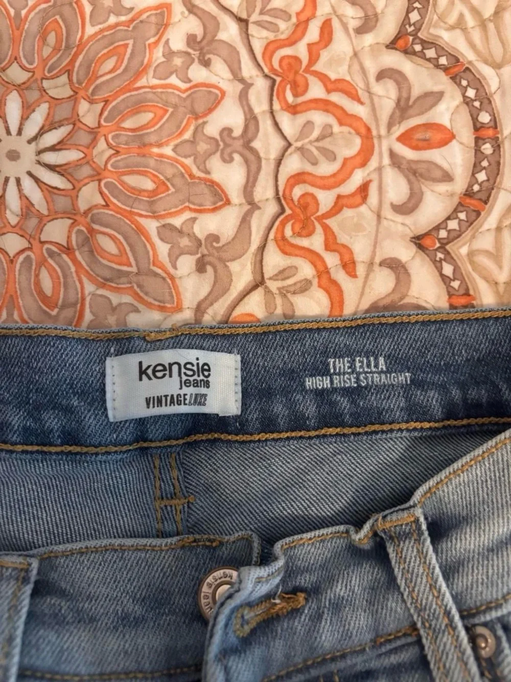 Kensie Light Blue Wide Leg Jeans